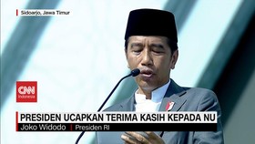 VIDEO: Presiden Ucapkan Terima Kasih Kepada Nahdlatul Ulama