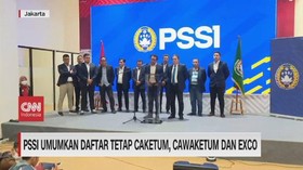 VIDEO: PSSI Umumkan Daftar Tetap Caketum, Cawaketum dan Exco