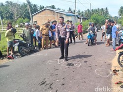Detik-detik Tabrakan Horor Tewaskan Pelajar di Polewali Mandar Sulbar