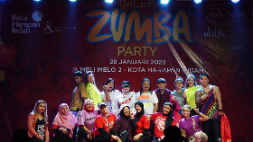 Zumba hingga Buka RTH, Semangat Damai Putra Group Awali 2023