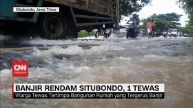 VIDEO: Banjir Rendam Situbondo, 1 Tewas