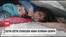 VIDEO: Detik-detik Evakuasi Anak Korban Gempa Turkiye dan Suriah