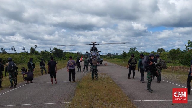 Warga nan sempat mengungsi imbas tindakan OPM dilaporkan telah kembali ke Distrik Homeyo, Papua Tengah, sejak Sabtu (18/5).