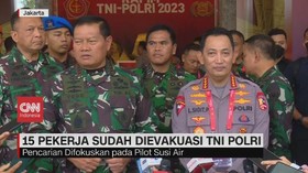 VIDEO: 15 Pekerja Sudah Dievakuasi TNI-Polri