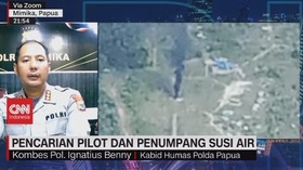VIDEO: Pencarian Pilot Susi Air
