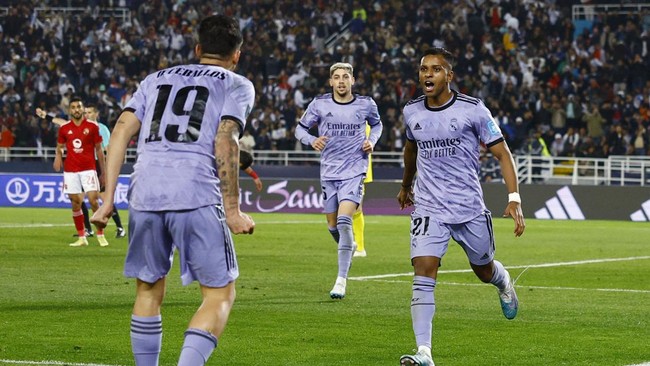 Real Madrid akan menghadapi Al Hilal pada final Piala Dunia Antarklub 2022 di Stadion Prince Moulay Abdellah, Rabat, Maroko, Sabtu (11/2).