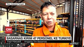 VIDEO: Basarnas Kirim 47 Personel ke Turkiye
