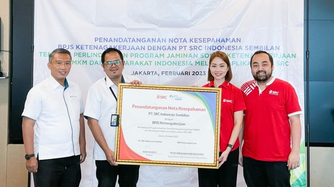 BPJS Ketenagakerjaan dan SRCIS berkolaborasi dengan mengintegrasikan kanal daftar dan kanal bayar guna menjangkau UMKM toko kelontong.