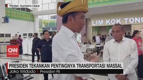 VIDEO: Presiden Tekankan Pentingnya Transportasi Massal
