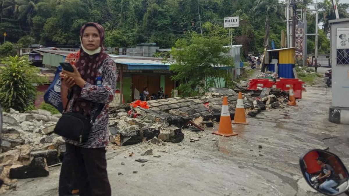 FOTO: Kondisi Jayapura Usai Diguncang Gempa Magnitudo 5,4