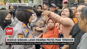 VIDEO: Eksekusi Sebidang Lahan Diwarnai Protes Pihak Termohon