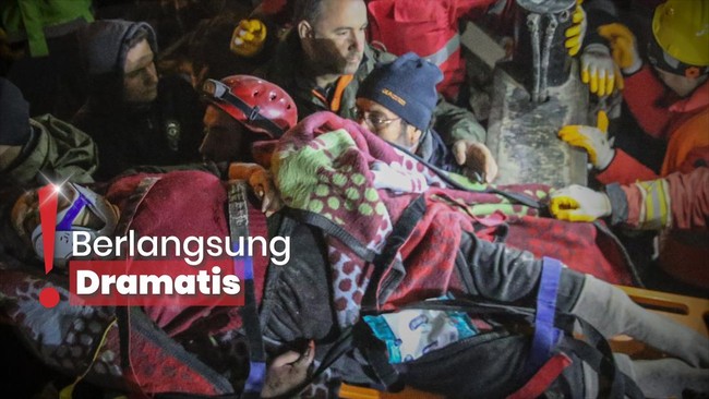 Momen Pilu Ibu Melahirkan-Anak Selamat dari Gempa Dahsyat di Turki