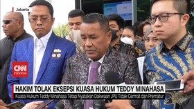 VIDEO: Hakim Tolak Eksepsi Kuasa Hukum Teddy Minahasa