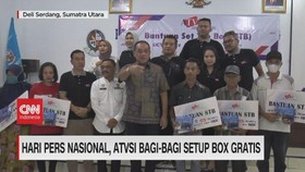 VIDEO: Hari Pers Nasional, ATVSI Bagi-Bagi Set Top Box Gratis