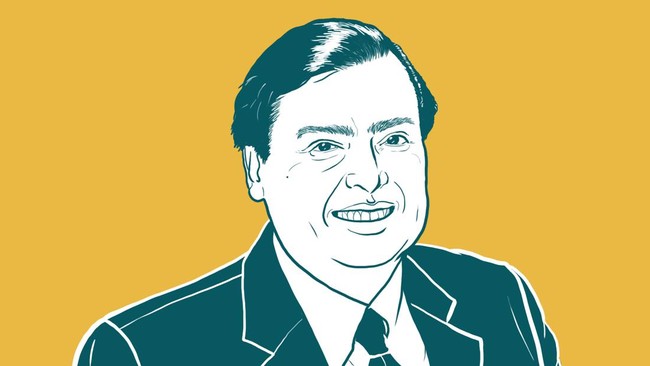 Mukesh Ambani, Anak Penjual Benang yang Kini Berharta Rp1.350 T Mukesh Ambani merupakan anak tukang benang yang menjelma menjadi orang terkaya sejagat Asia, dengan kekayaan Rp1.350 triliun.