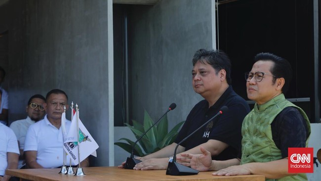 Muhaimin Iskandar dijadwalkan bertemu Airlangga Hartarto untuk halalbihalal di Kawasan Senayan, Jakarta, Rabu (3/5).