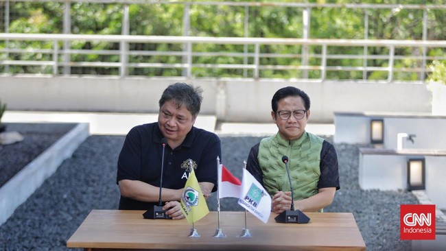 Ketum Golkar Airlangga Hartarto dan Ketum PKB Cak Imin membuka peluang melebur KIB dan KIR menjadi satu koalisi di Pemilu 2024.