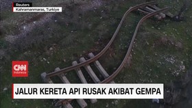 VIDEO: Jalur Kereta Api Rusak, Suriah Banjir Akibat Bendungan Runtuh