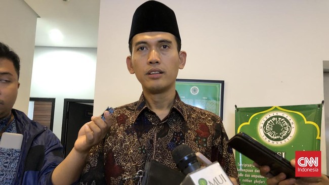 Ketua MUI Asrorun Niam Soleh di Kantor MUI Jakarta.