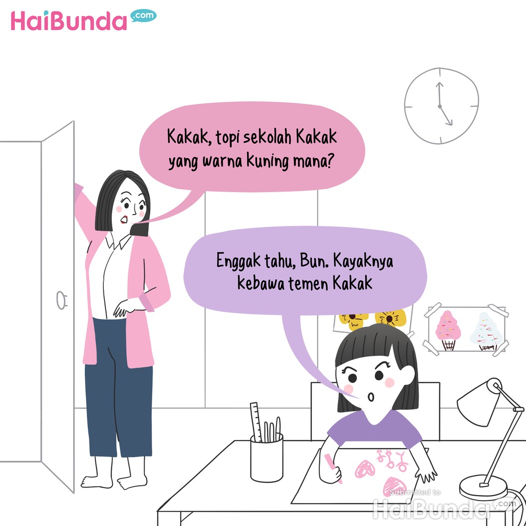 Komik Bunda: Barang yang Tertukar, Kok Bisa?