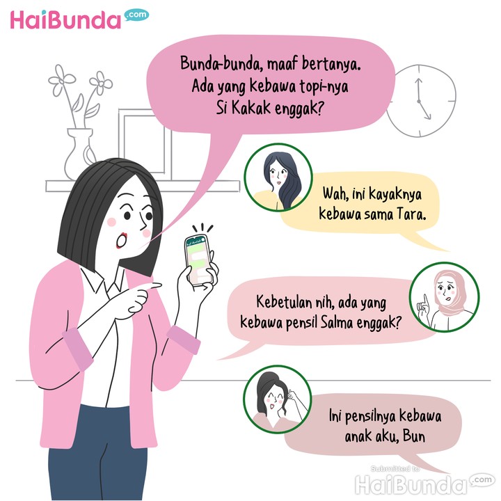 Komik Bunda: Barang yang Tertukar, Kok Bisa?