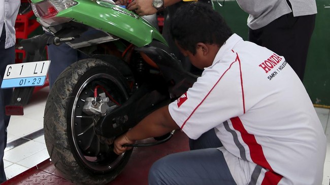 FOTO: Bukti Siswa SMK Bisa Bikin Konversi Motor Listrik