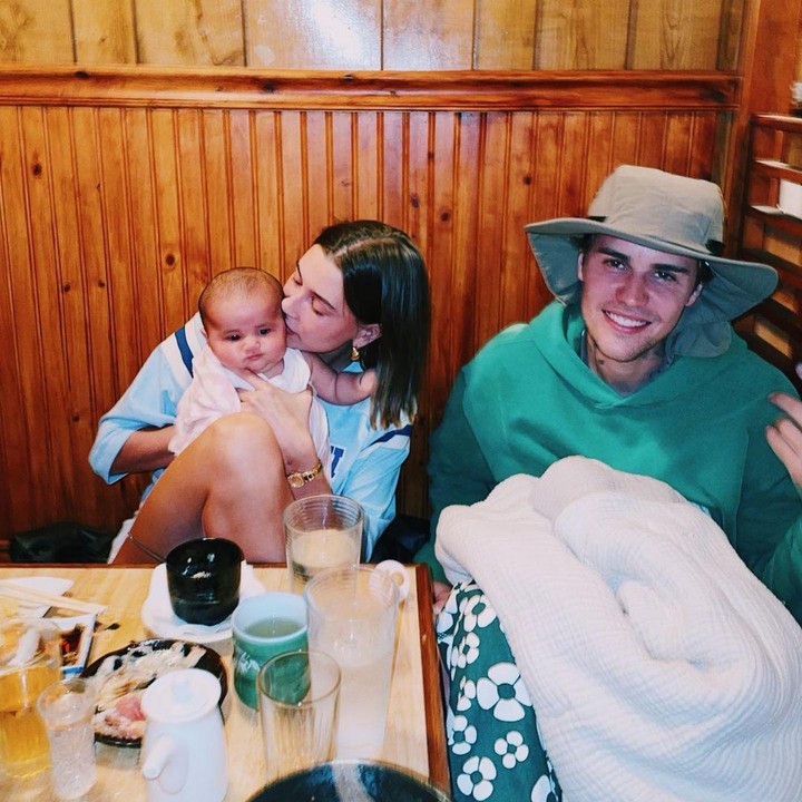 <p>Usut punya usut, bayi perempuan bernama Lava Louise ini adalah anak dari peseluncur Joe Termini dan Kelia Moniz. (Foto: Instagram: @justinbieber)</p>
