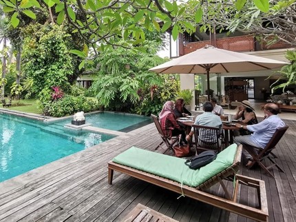 7 Potret Rumah Keluarga Tantowi Yahya di Bali, Menyatu dengan Alam