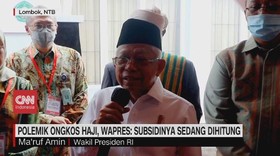 VIDEO: Polemik Ongkos Haji, Wapres: Subsidinya Sedang DIhitung