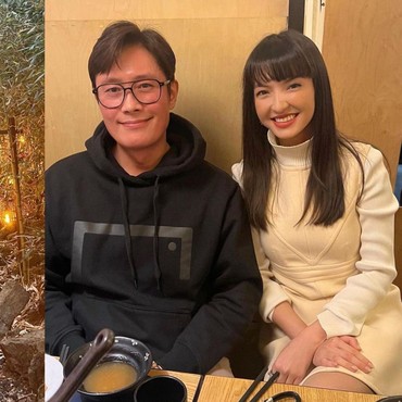 8 Potret Raline Shah di Korea, Foto bareng Lee Byung Hun