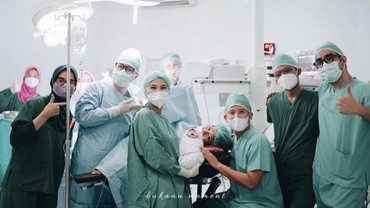 6 Momen Perjuangan Dita Fakhrana Lahirkan Anak Pertama Didampingi Suami