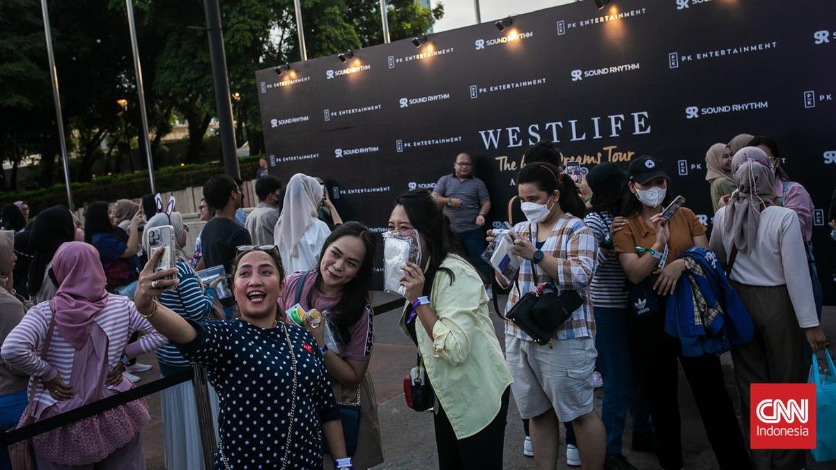 FOTO: Melihat Kemeriahan Konser Westlife 'The Wild Dream Tour 2023'