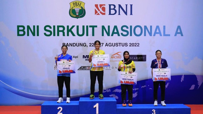 Ajang BNI Sirkuit Nasional 2023 kembali digelar di 12 kota untuk mencari bibit-bibit pebulutangkis muda.
