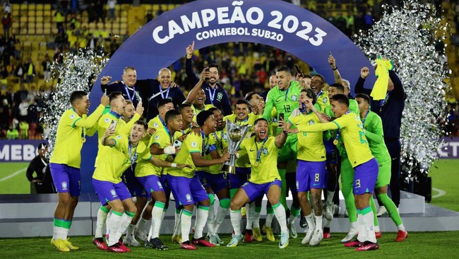 Brasil jadi juara Piala Amerika Selatan U-20 dan gelar ini jadi modal bagus bagi mereka menuju Piala Dunia U-20 di Indonesia.