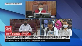 VIDEO: Hakim Yakin Ferdy Sambo Ikut Tembak Yosua