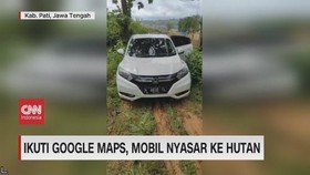 VIDEO: Ikuti Google Maps, Mobil Nyasar Ke Hutan