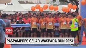 VIDEO: Paspampres Gelar Waspada Run 2023