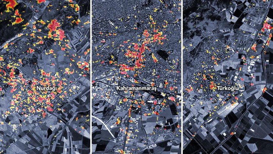 Satelit NASA gempa Turki