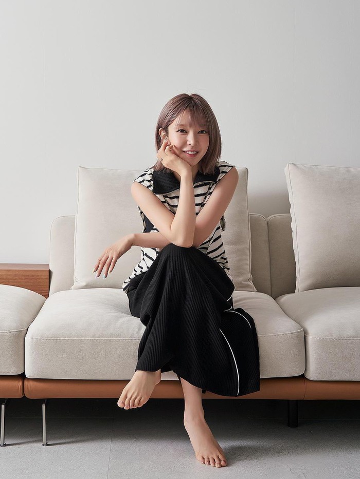Sebelumnya, Choa pernah mengakui jika dirinya merasa insecure pada tubuhnya. Hal ini karena berkaca dari para idol K-Pop lain yang memiliki postur ideal./ Foto: instagram.com/queenchoa_