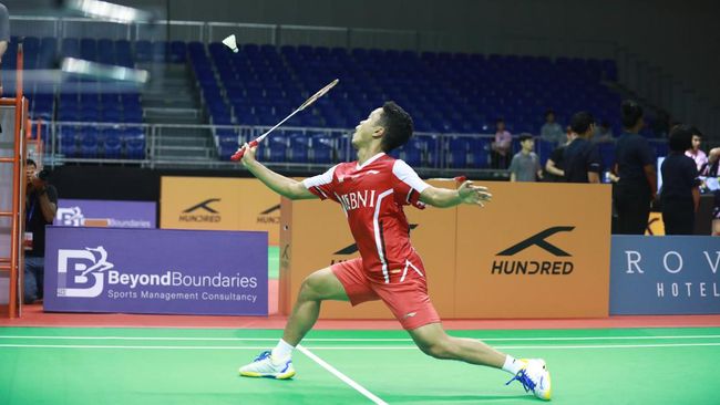 Ginting Kalah, Indonesia Tertinggal 0-1 dari Thailand