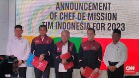 3 Chef de Mission Kontingen Indonesia: Lexyndo, Basuki, dan Maruli