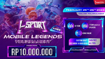 img-title Bawa Tim Kamu Turnamen Mobile Legends di InsertLive, Total Hadiah Rp10 Juta!