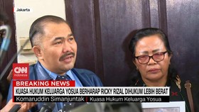 VIDEO: Kuasa Hukum Yosua Berharap Ricky Rizal Dihukum Lebih Berat
