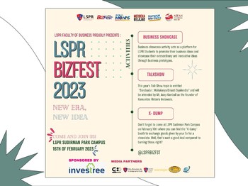 LSPR BIZFEST 2023: Wadah Kolaborasi Ide-ide Bisnis Anak Muda Masa Kini