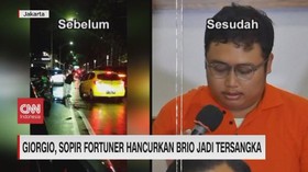VIDEO: Giorgio, Sopir Fortuner Hancurkan Brio Jadi Tersangka