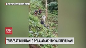 VIDEO: Tersesat di Hutan, 9 Pelajar Akhirnya Ditemukan