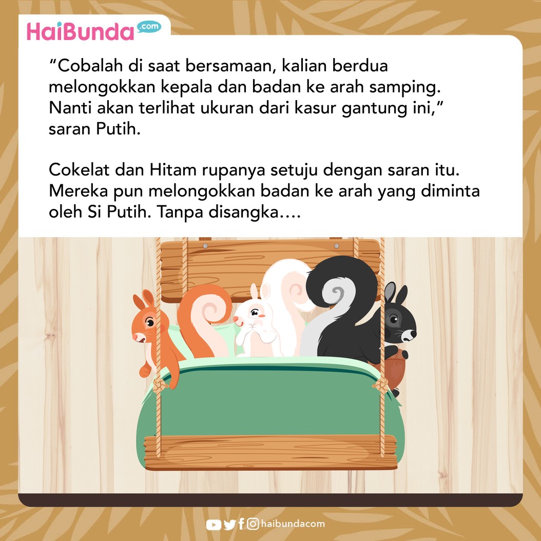Dongeng Fabel Tupai Berguling