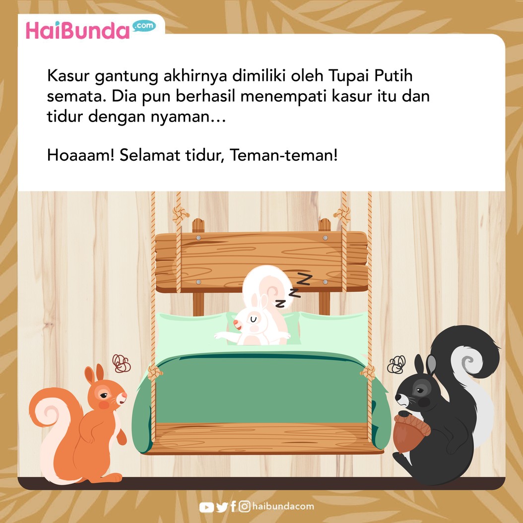 Dongeng Fabel Tupai Berguling