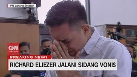 VIDEO: Richard Eliezer Divonis 1 Tahun 6 Bulan Penjara