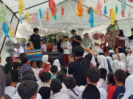 berbuatbaik.id Berbagi ke Anak-anak Cianjur Terdampak Gempa